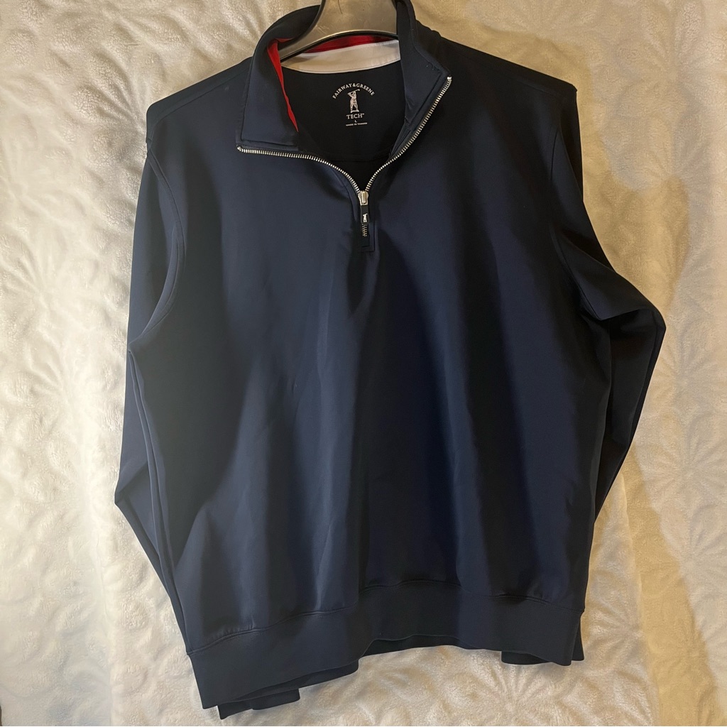 Fairway Greene Blue Golf Quarter Zip Nwot Size Xl Performance Jacket Fairway Greene Blue Golf Quarter Zip Nwot Size Xl Performance Jacket